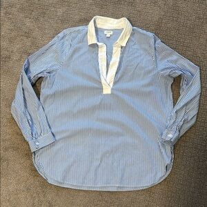J. Crew Factory Striped Blouse